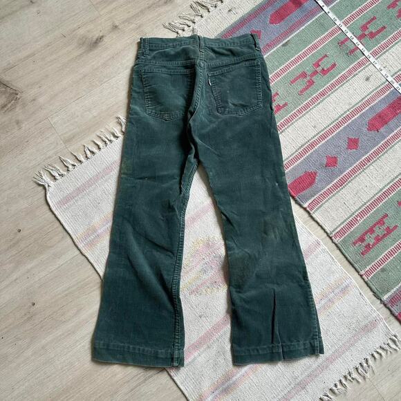 Vintage 70s Youth Girl Levis Corduroy Bell Bottom Flare Pant - Picture 7 of 8